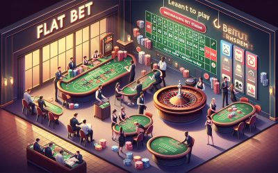 Kako igrati casino igre koristeći sustav klađenja Flat Bet?
