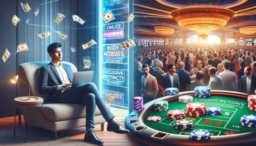 Koje su prednosti igranja u online casinu u odnosu na fizički casino?